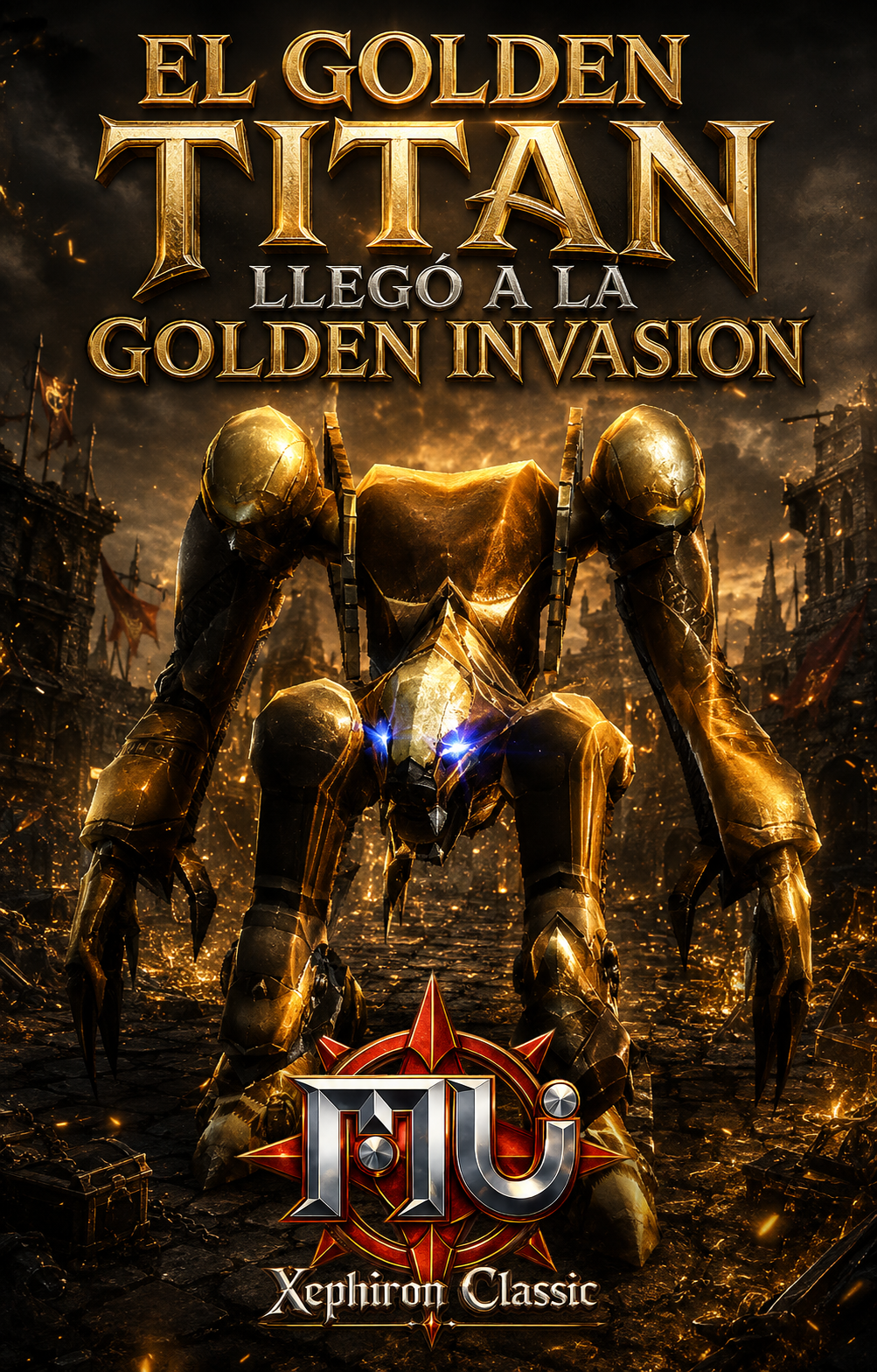 El Golden Titan llegó a la Golden Invasion